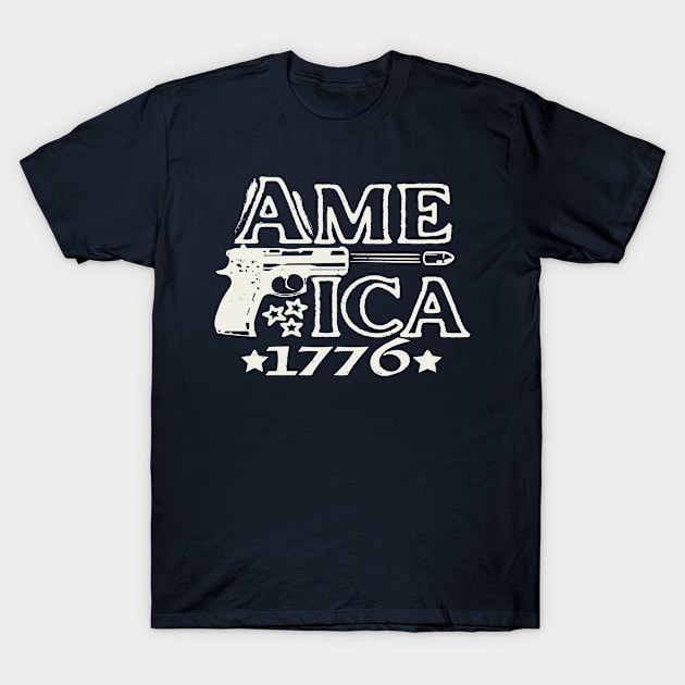 1776 America 2nd Amendment T-Shirt by Etopix